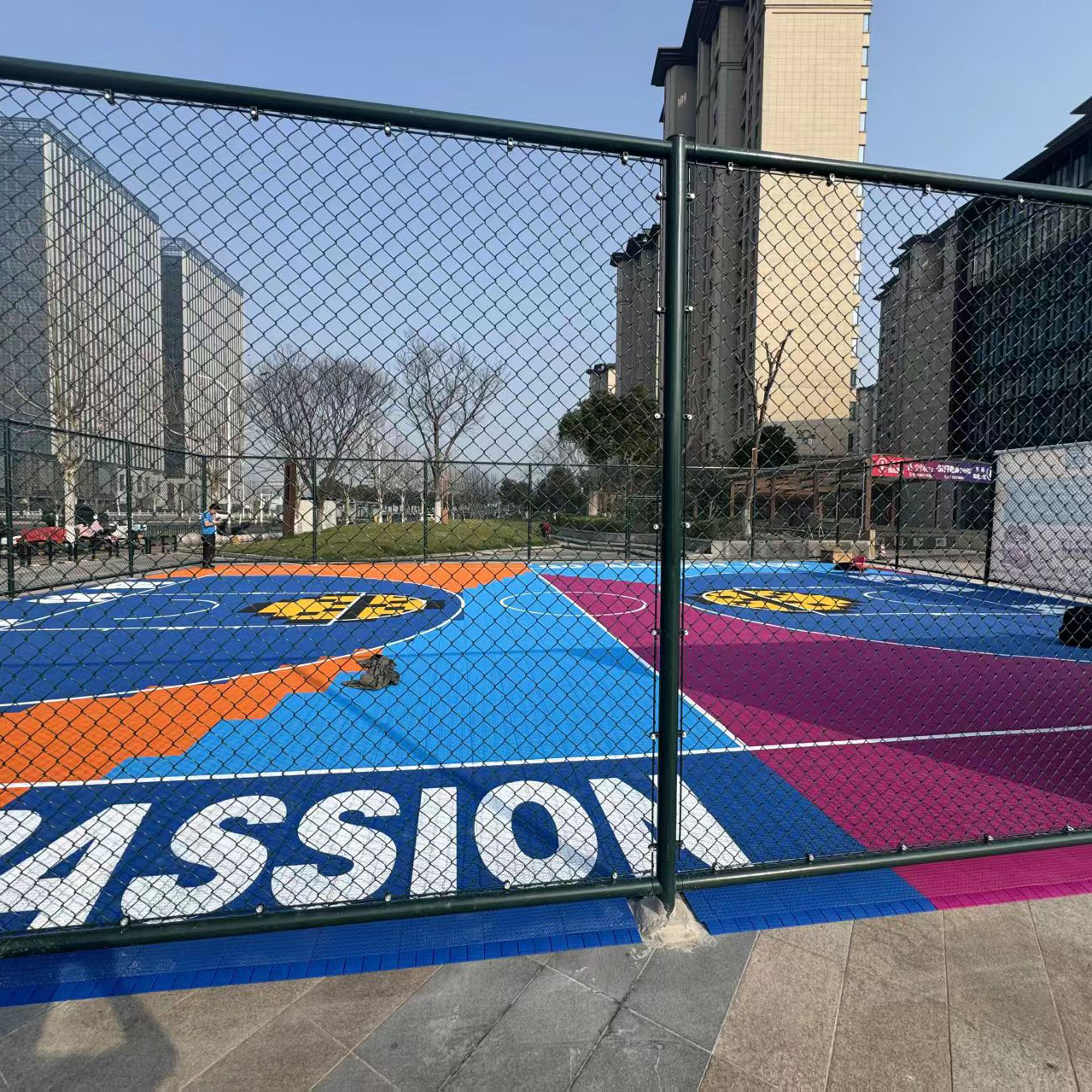 Modern Outdoor Sport Court Til - Outdoor Sport Court Tiles avis et prix
