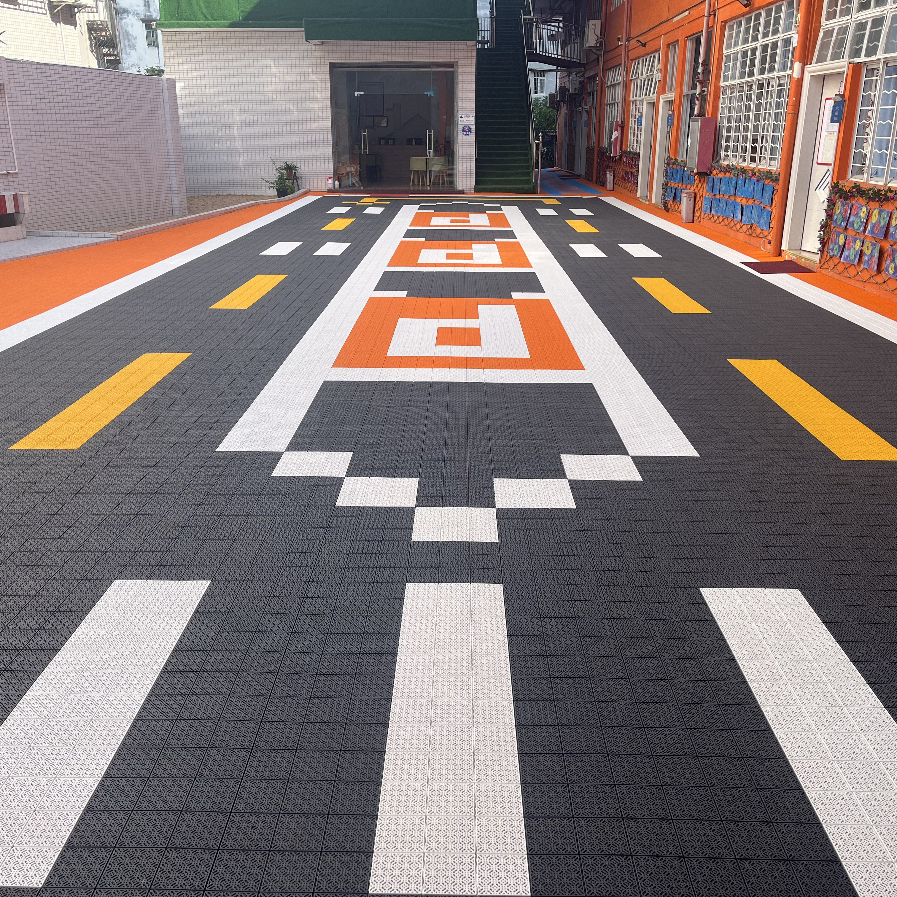 OEM Customized Indoor/Outdoor  - Outdoor Sport Court Tiles avis et prix