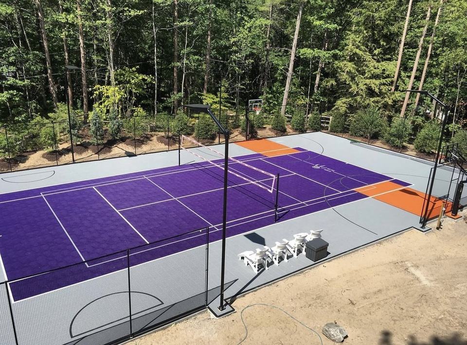 Eco-Friendly Plastic Custom Lo - Outdoor Sport Court Tiles avis et prix