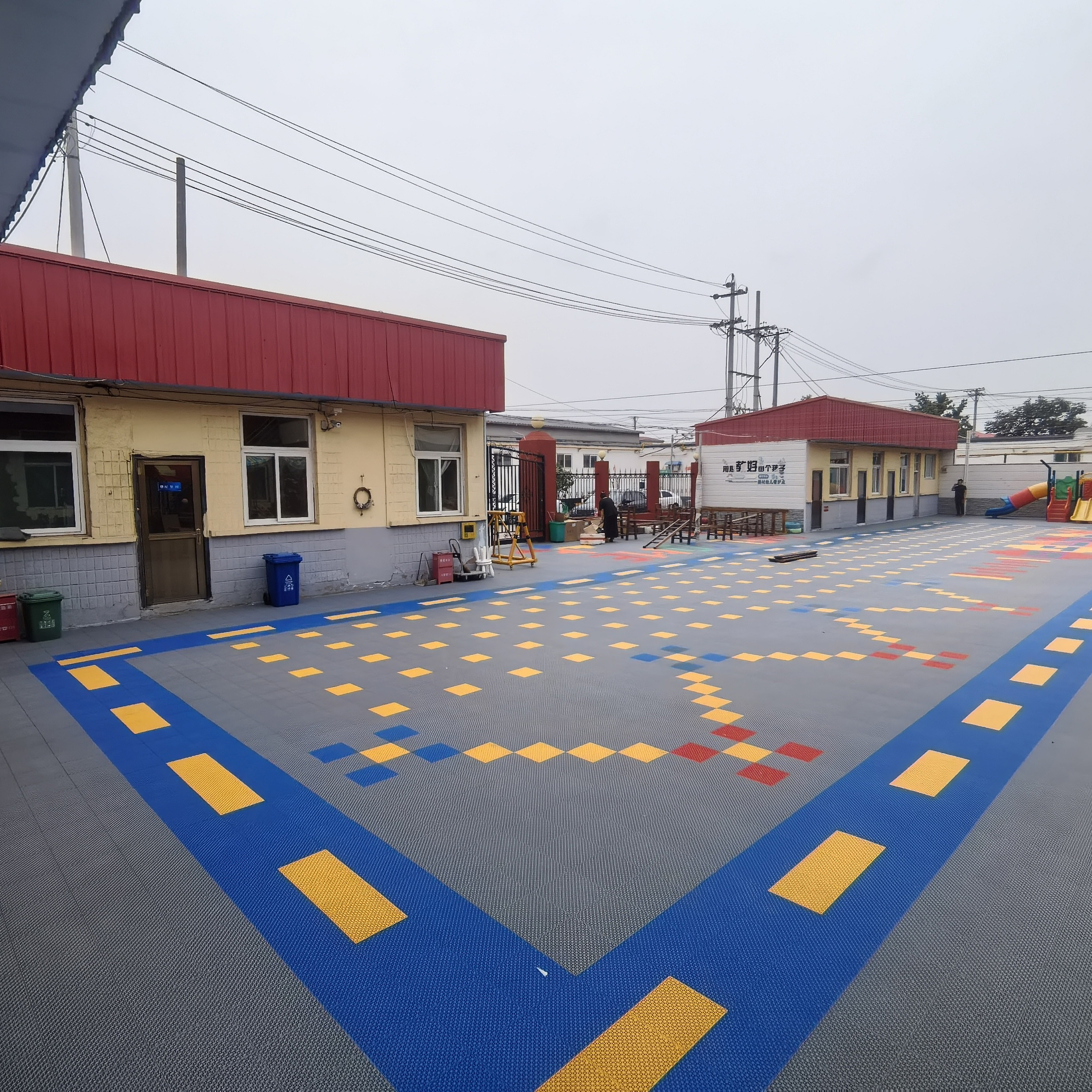 PP Plastic Custom Logo Outdoor - Outdoor Sport Court Tiles avis et prix