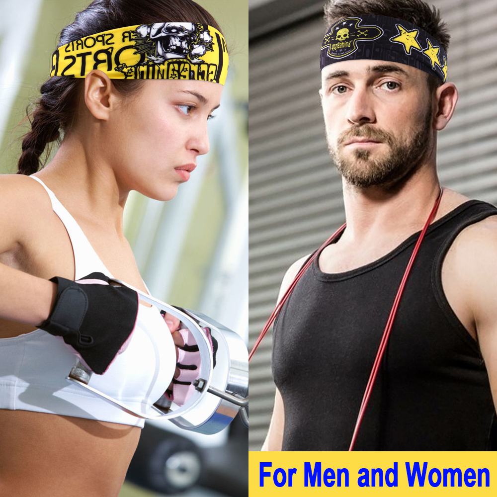 Men Women Sport Headband Skull - Outdoor Sport Gym avis et prix
