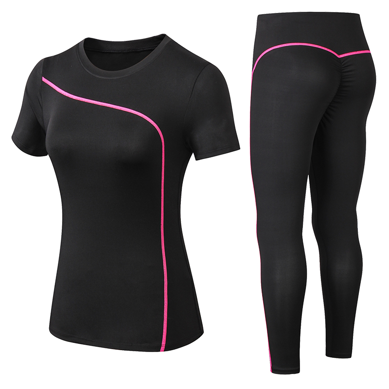 Yoga Set Quick Dry 2 Piece Fem - Outdoor Sport Outfit avis et prix