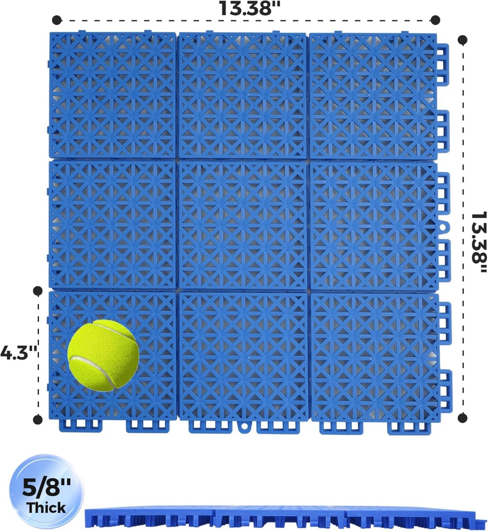 20 PCS Non Slip Basketball Cou - Outdoor Sport Court Tiles avis et prix