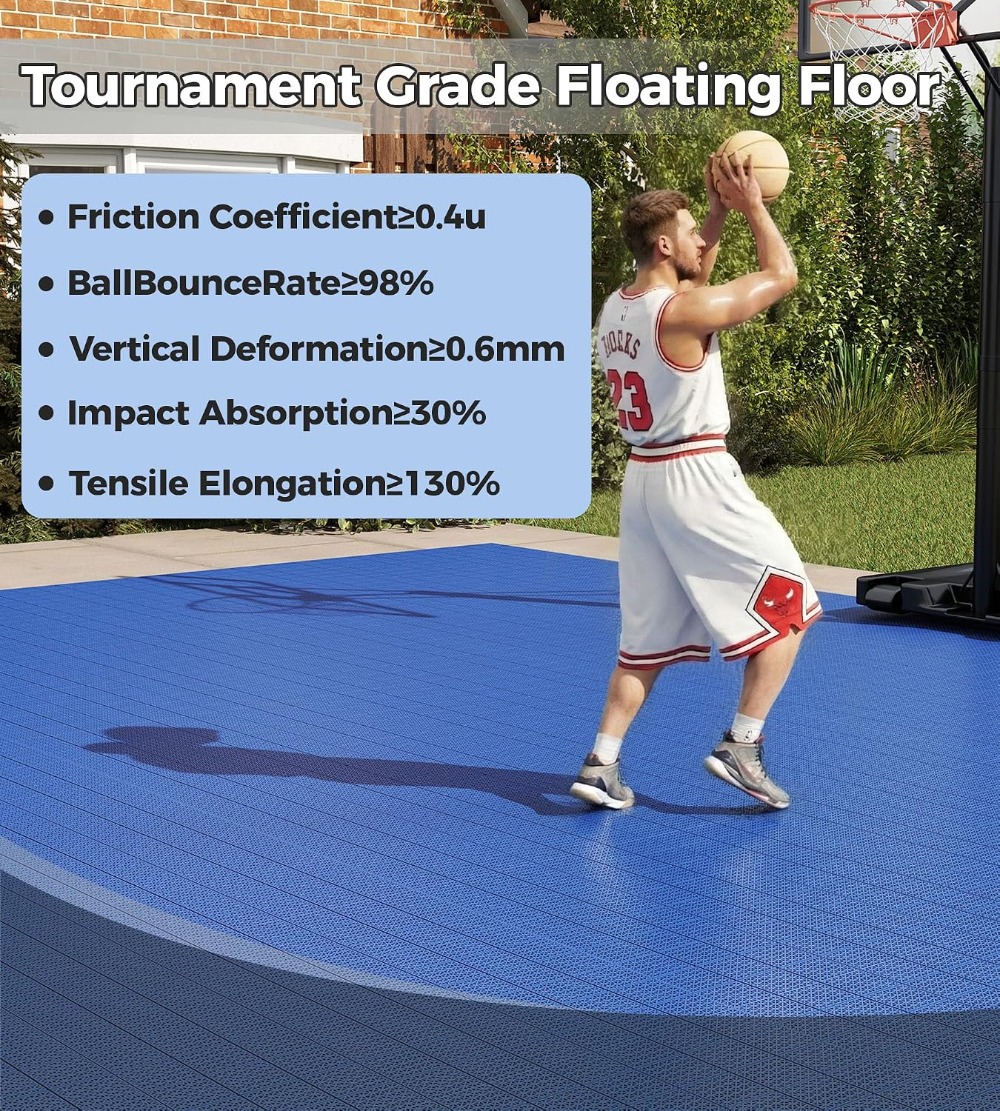 20 PCS Non Slip Basketball Cou - Outdoor Sport Court Tiles avis et prix