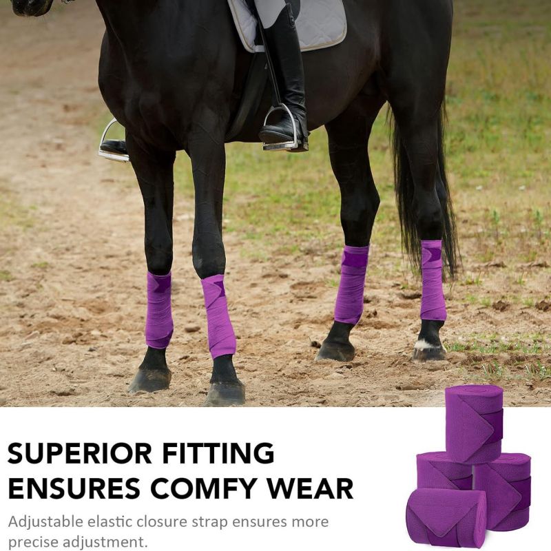 Horse Polo Leg Wraps Soft Flee - Polo Wraps Fleece avis et prix
