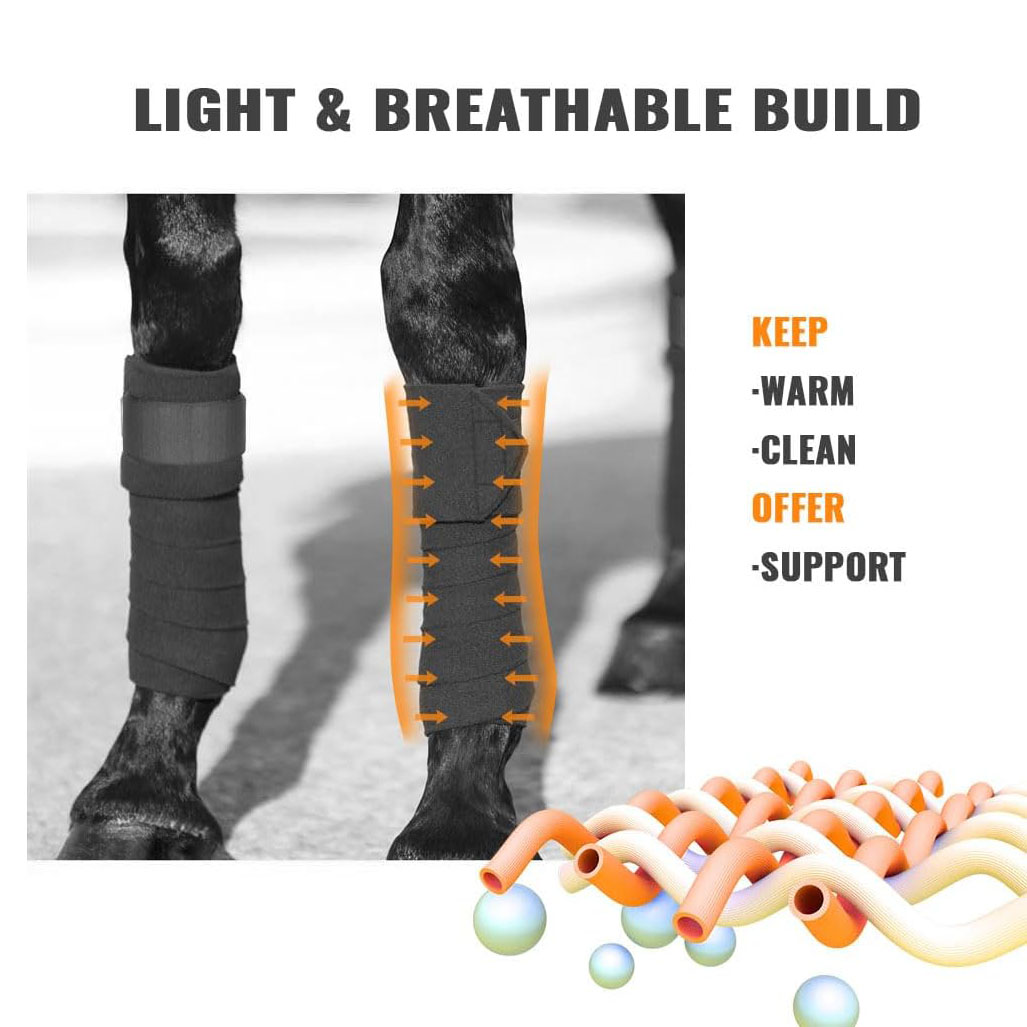 Horse Polo Leg Wraps Soft Flee - Polo Wraps Fleece avis et prix