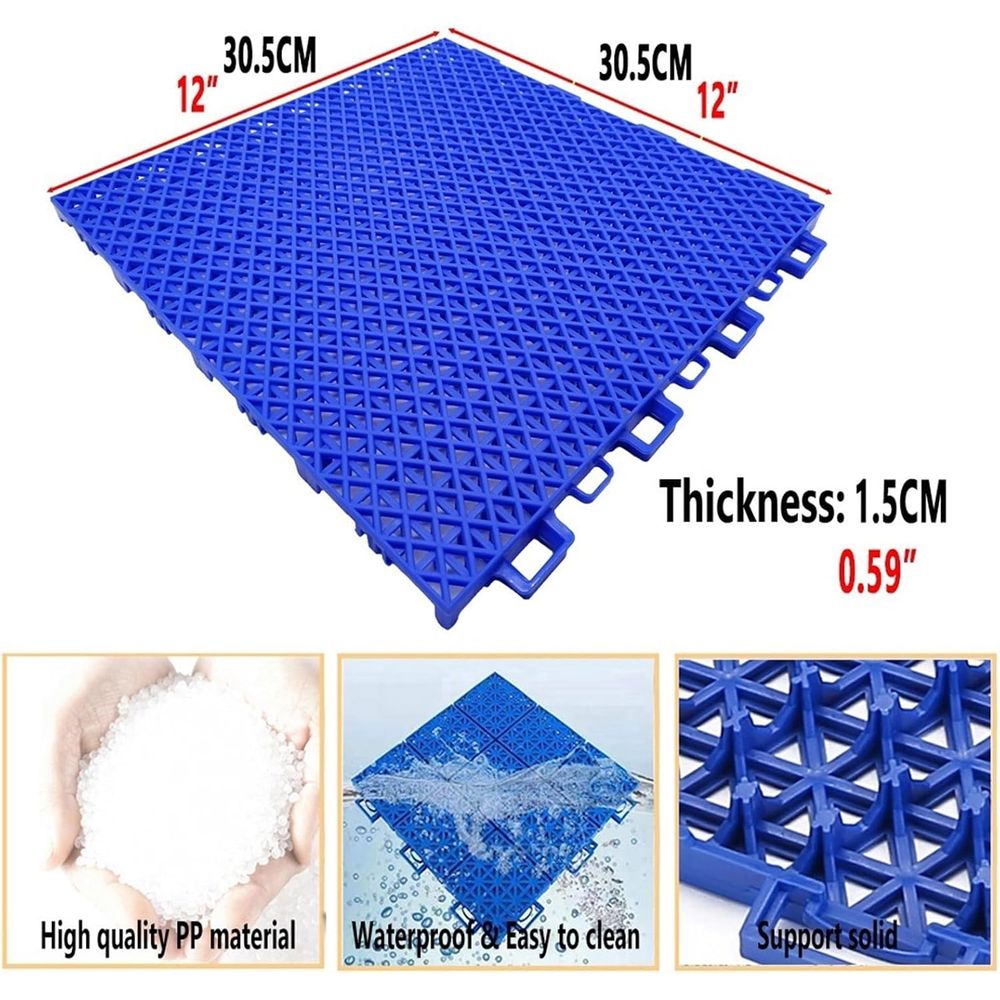 12 Outdoor Interlocking Floor  - Outdoor Sport Court Tiles avis et prix