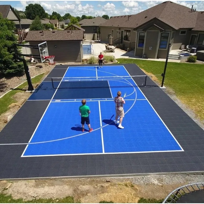 long warranty PP pickleball co - Outdoor Sport Court Tiles avis et prix