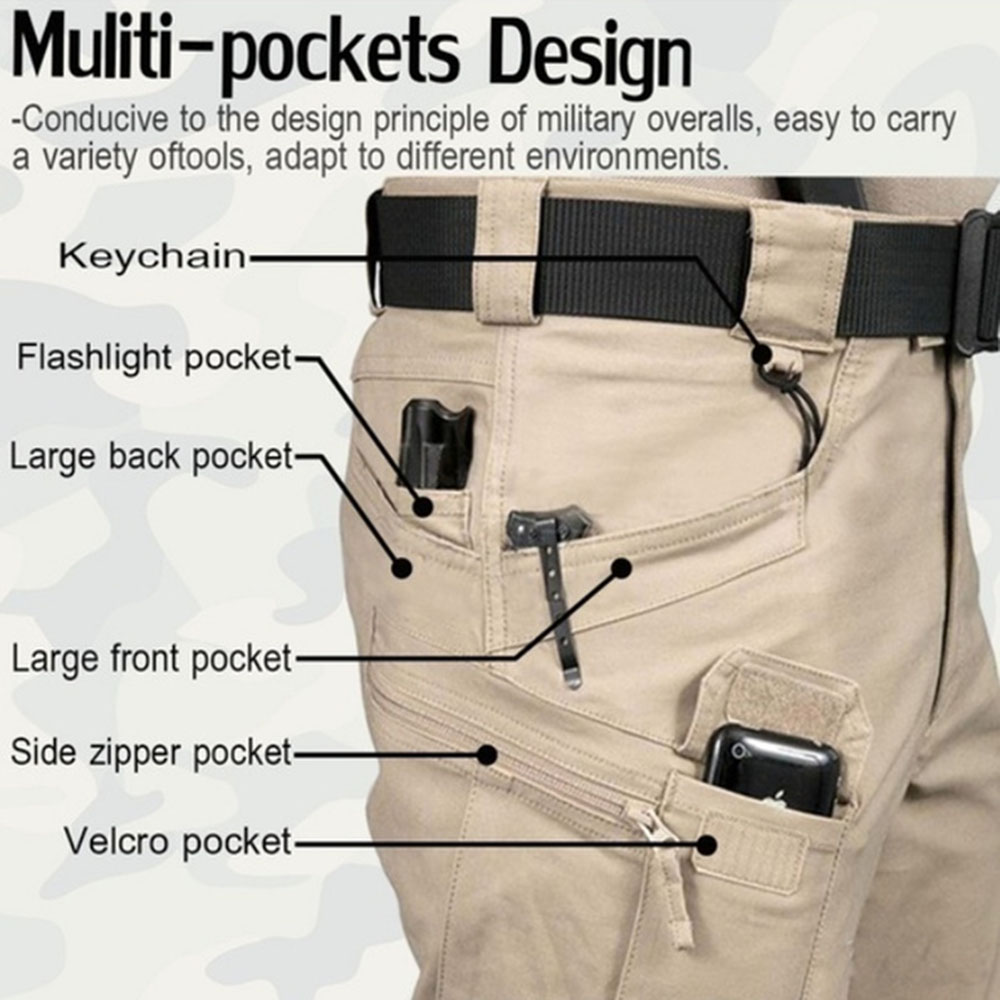 Men's Tactical Cargo Pants 6XL - Outdoor Sport Hiking Pants avis et prix